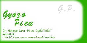 gyozo picu business card